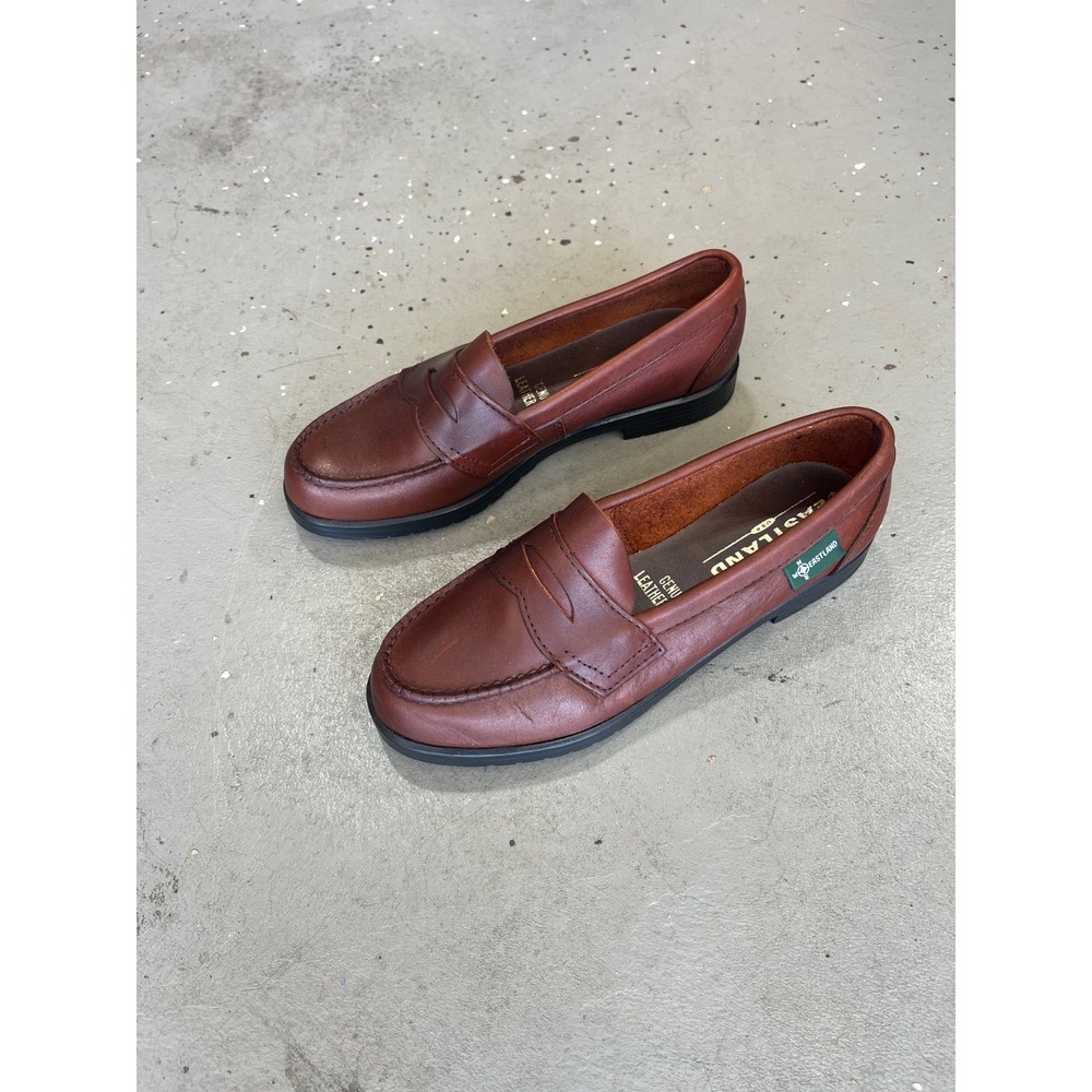 Eastland Classic II Penny Loafers Womens 7.5 M Brown Leather Slip On Shoes - Picture 2 of 9